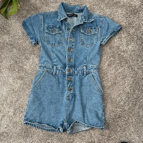 Lioness Denim One Piece - Picture 1 of 2